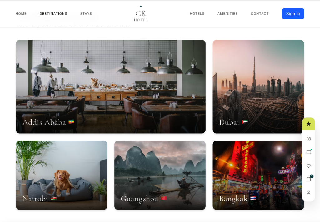 Ck Hotel — Premium Secluded Resort & Assistant