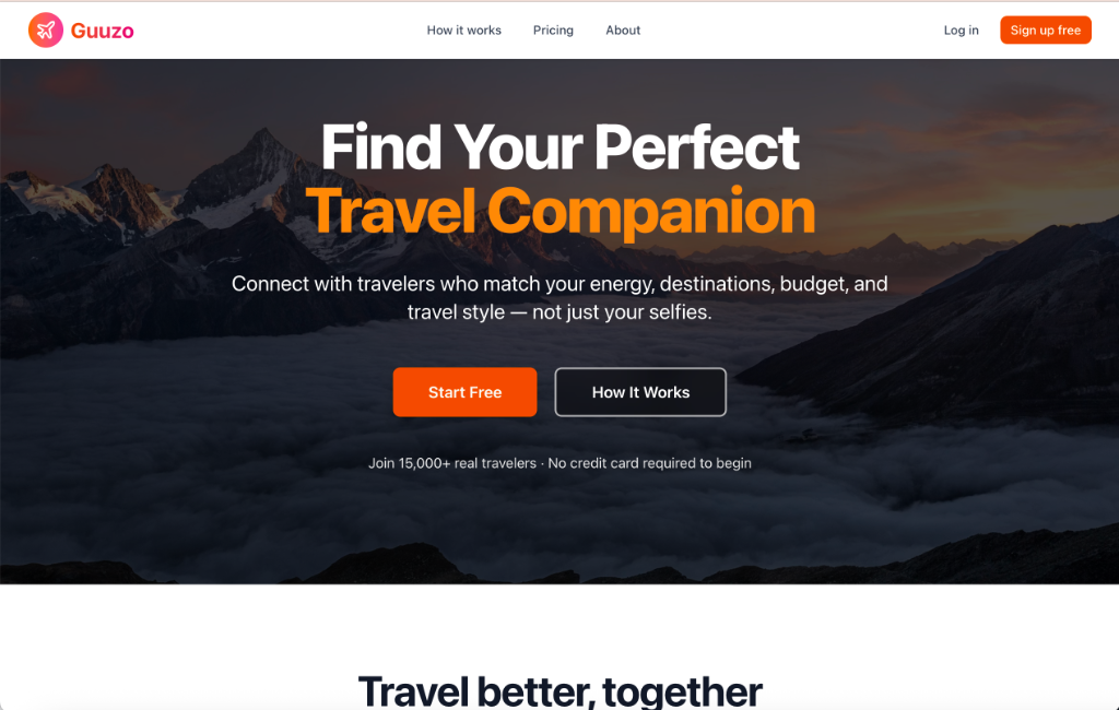 Guuzo — Travel Companion Platform